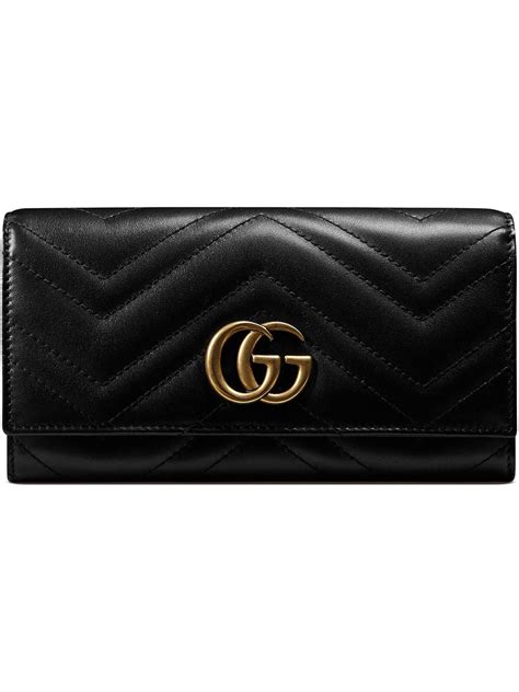 portafoglio continental gg marmont gucci|farfetch gucci wallet.